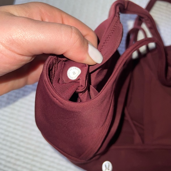 Lululemon In Alignment Longline Sports Bra - Size 8 - Picture 3 of 9